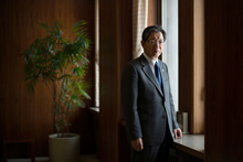 北都銀行頭取の斉藤永吉さん。「地域のリスクは、我々がとる。そうでなければ、地方銀行の生きる道はありません」。