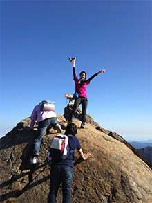 松山局時代に登った、四国の名峰「石鎚山」は、近畿以西の西日本最高峰だ