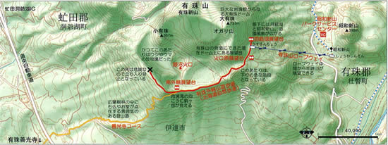 昭和新山地図