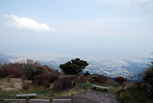 有明海を望む仁田峠付近の展望台