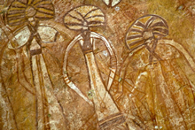 数千年前のアボリジニの壁画が残る　(c)Peter Eve/Tourism NT