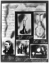 エジソンは1879年に白熱電球の特許を出願し、1880年1月に特許を取得した（画像：GEライティング）