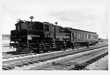 GEの電気機関車。日本の国鉄も初期はGEの機関エンジンで走った。