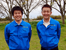 増田哲朗さん（左）・椎名亮太さん（右）