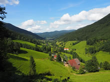 牧歌的な保養地シュヴァルツヴァルトの風景