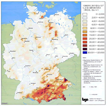 ドイツ連邦共和国におけるセシウム137による土壌汚染