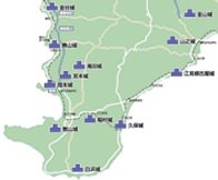 里見氏城跡群（MAP）