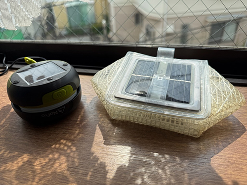 わが家で使っている2種類のソーラーランタン