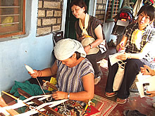 ネパールのフェアトレード生産現場を見学（2007年）