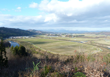 米集落展望台からの眺望