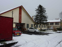 アイスクリーム工場へ変貌した学校（北海道登別）