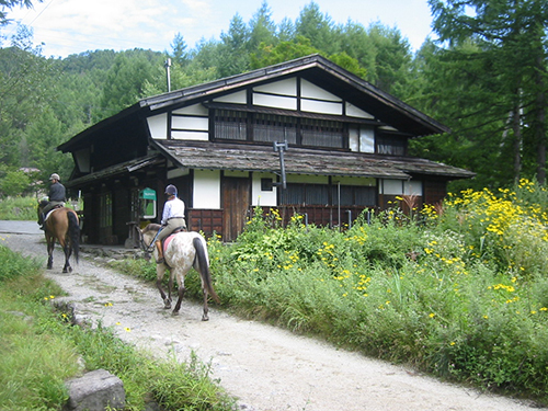 集団離村した飯田市大平宿