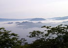 雲海と夕景と朝日・夏の十和田湖